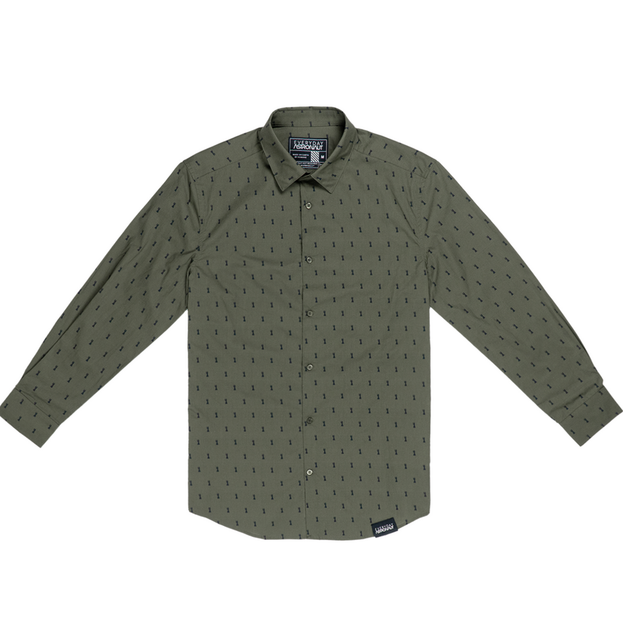 Raptor Engines Long Sleeve Button Up