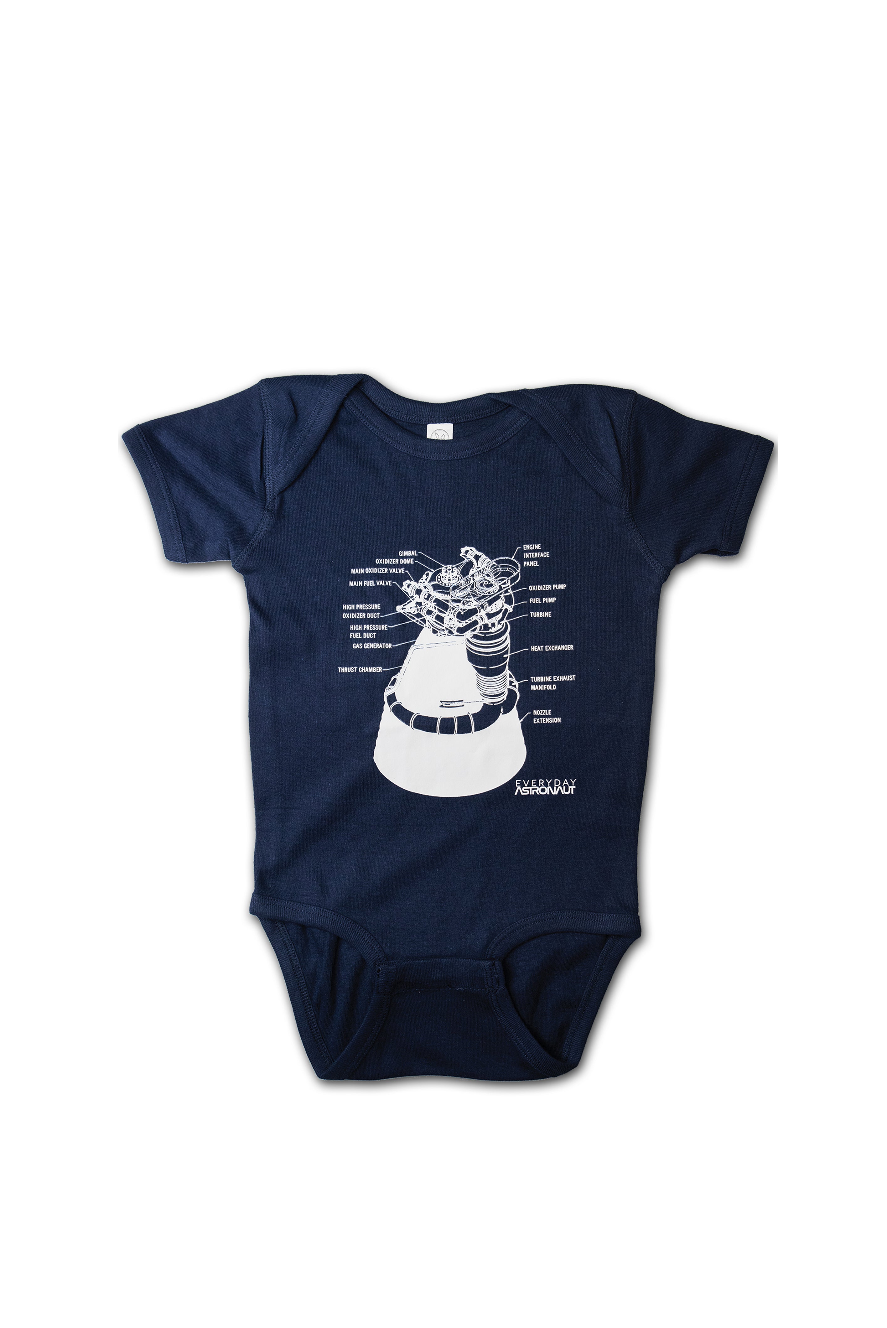 F-1 Engine Schematics Onesie