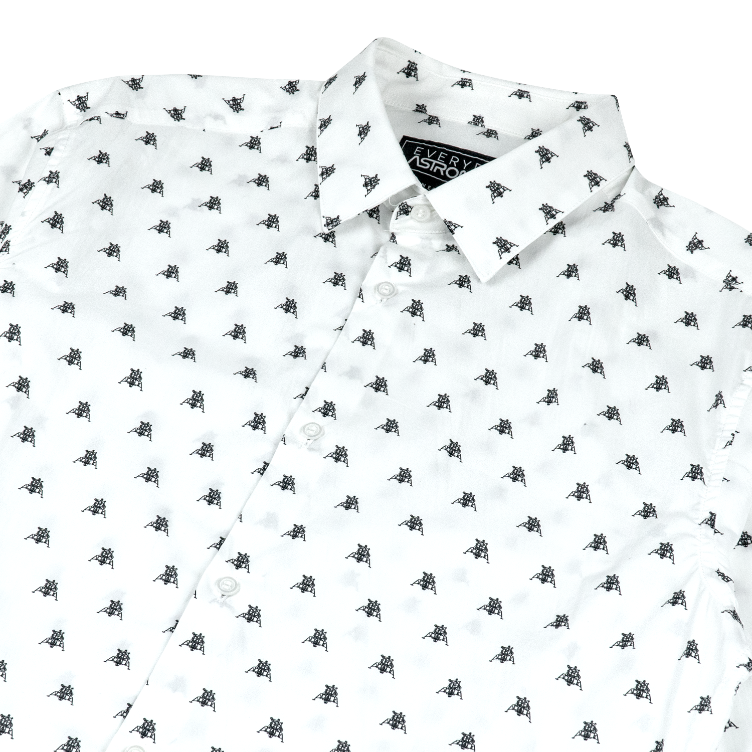 Lunar Lander Long Sleeve Button Up