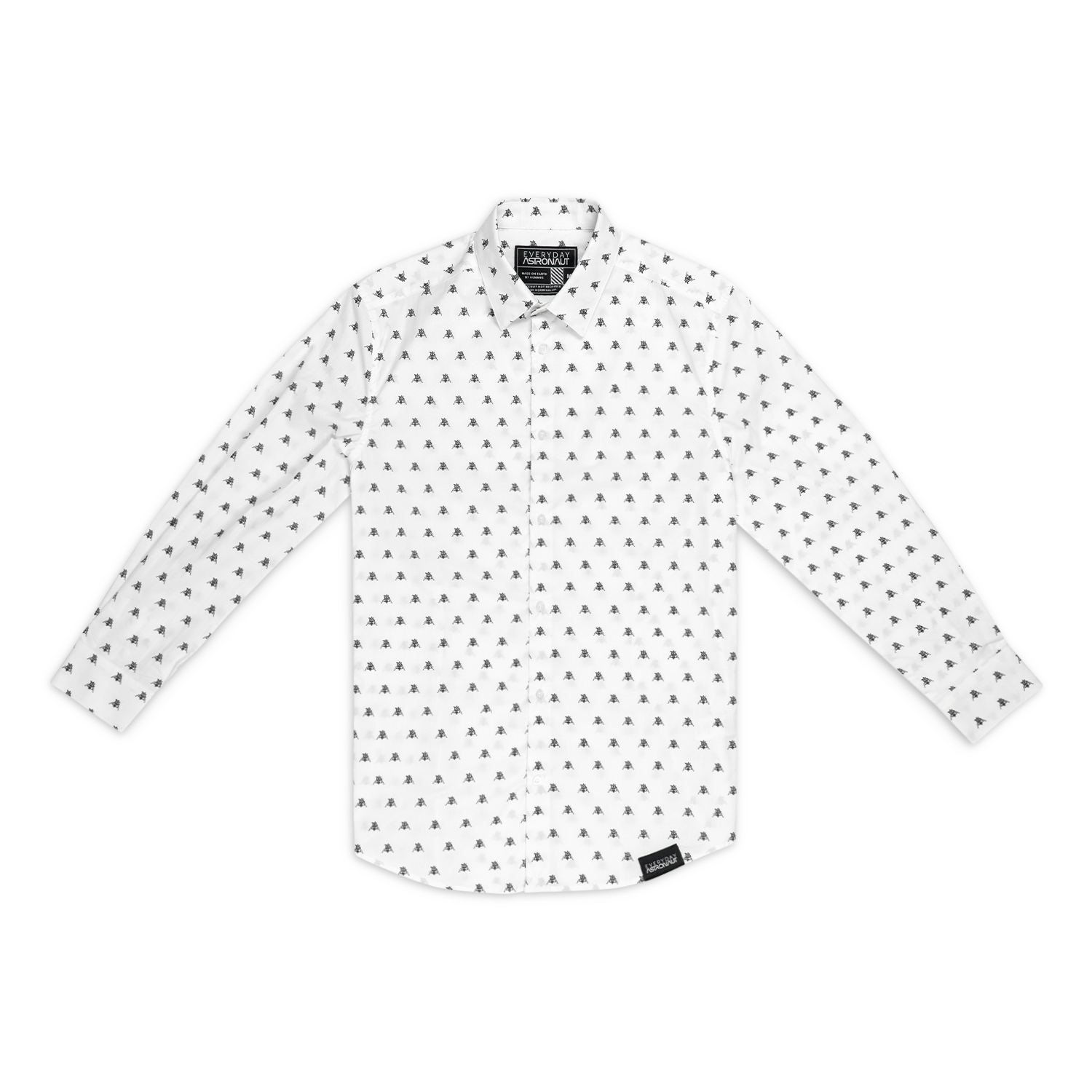 Lunar Lander Long Sleeve Button Up