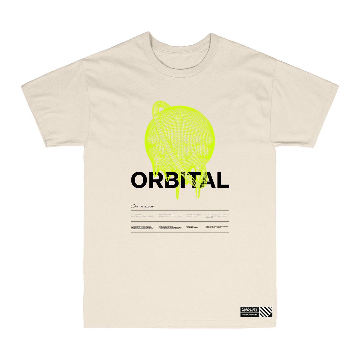 Orbital Velocity Tee - Ivory