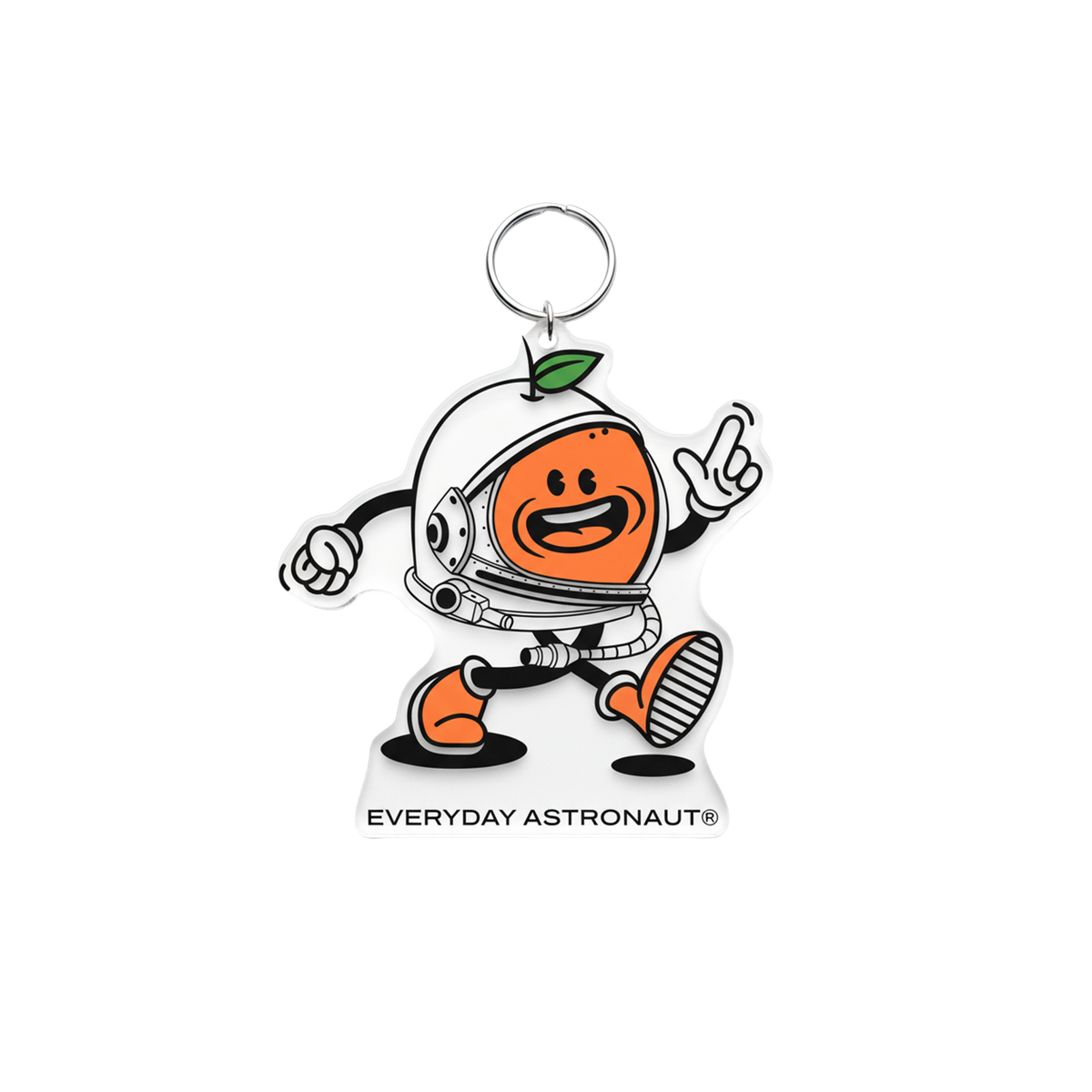 Orange to the Core Keychain