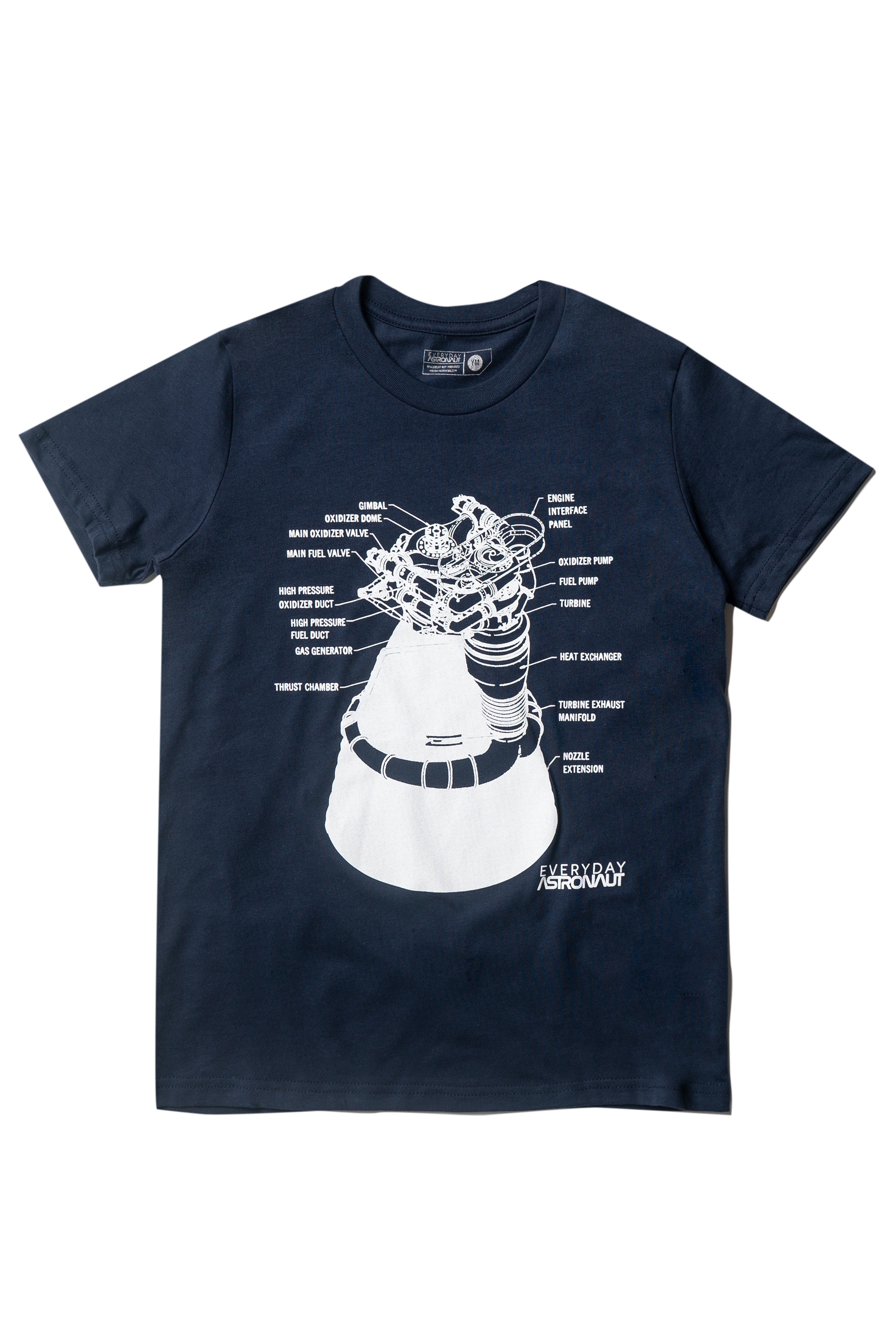 F-1 Engine Schematics Youth Tee