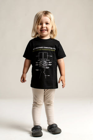 Full Flow Staged Combustion Cycle Toddler Tee