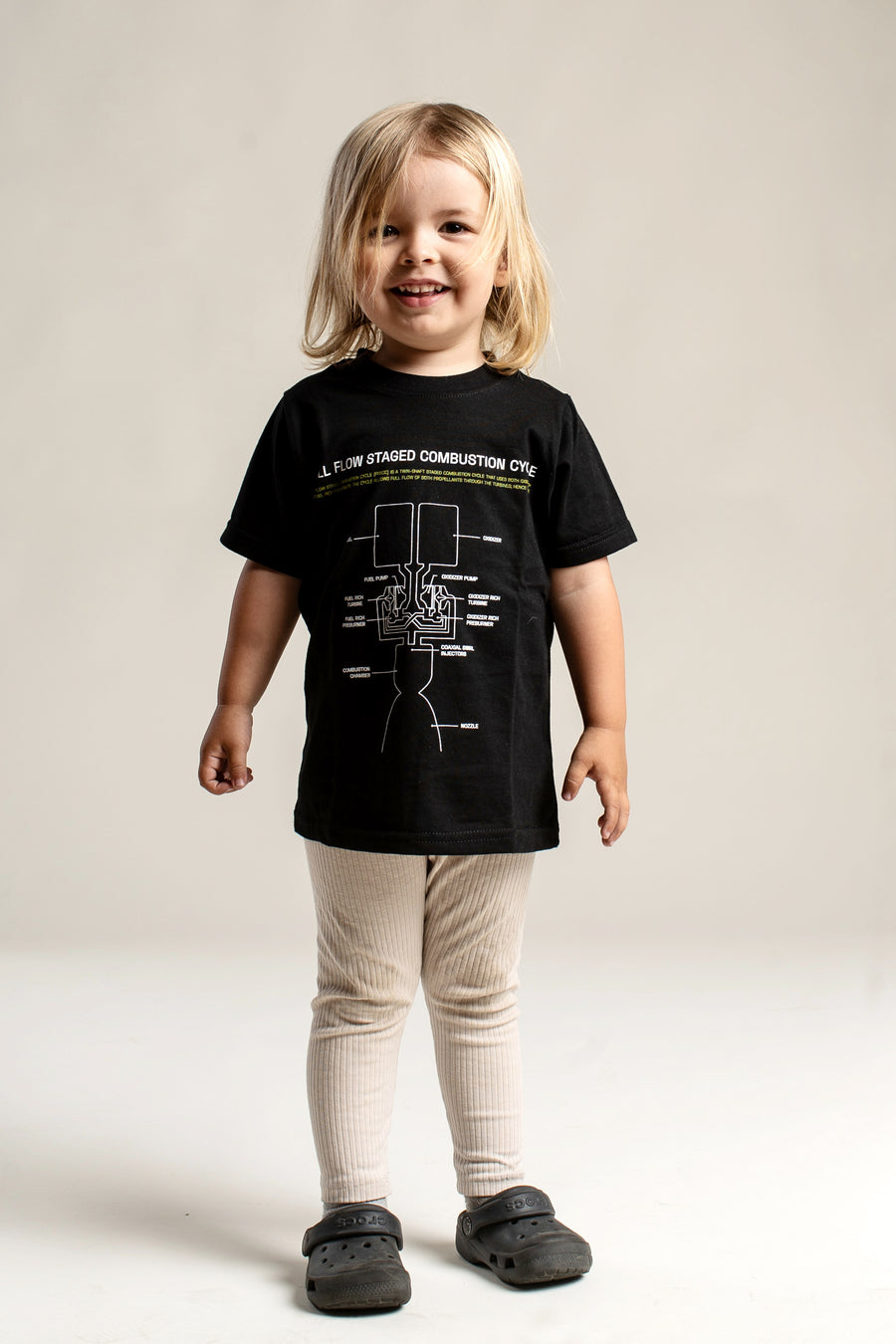 Full Flow Staged Combustion Cycle Toddler Tee