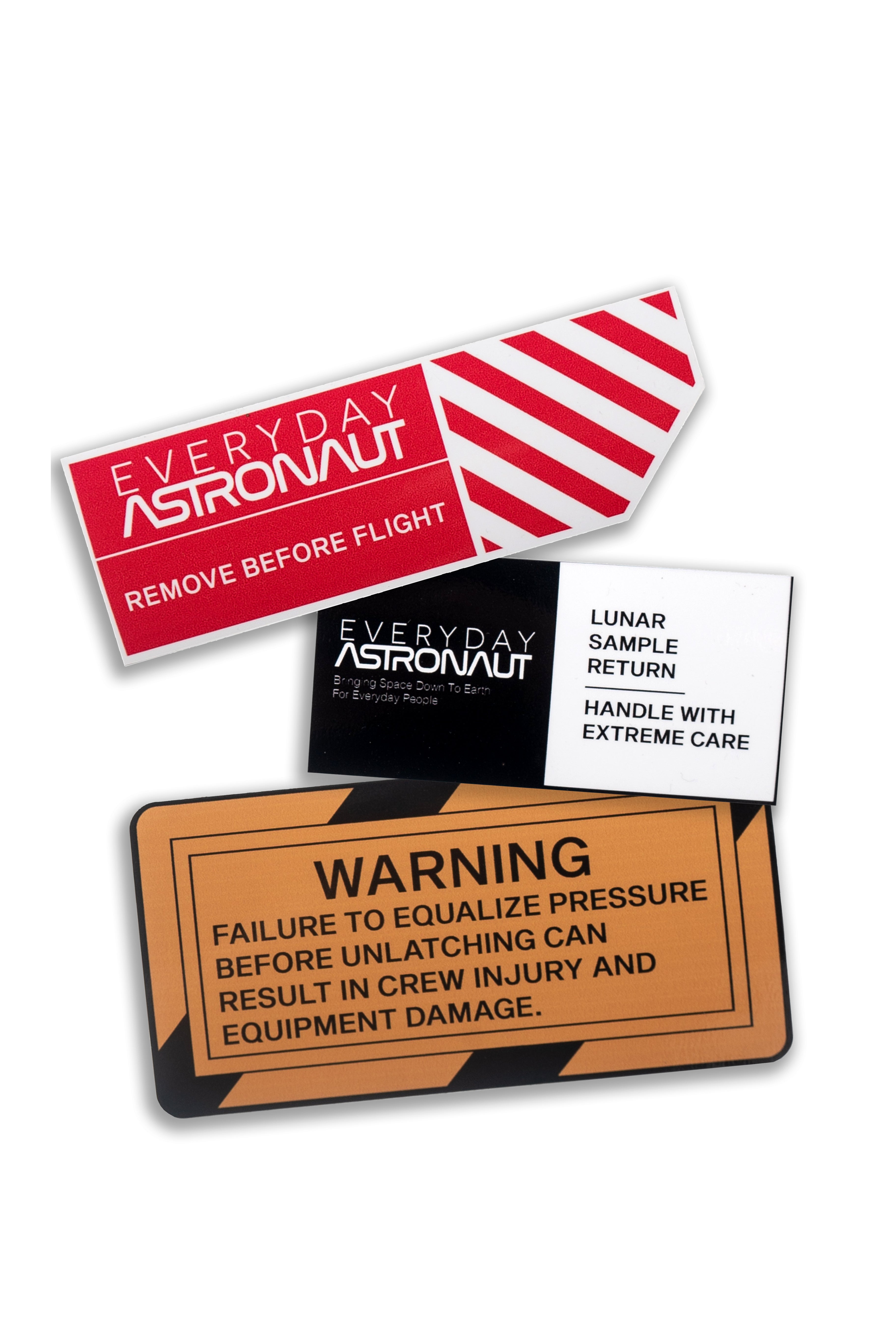 Space Shuttle Caution Signs